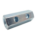 ポンチ付高ナット(窓付) ユニクロ 1/2×19×50　(5個入)