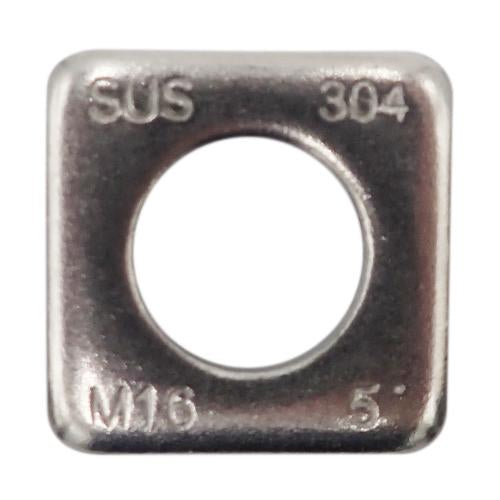 テーパーワッシャー(18角) SUS 8X5°　(5個入)