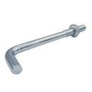 L型アンカーボルト(ナット付) ユニクロ 1/2X270　(1個)