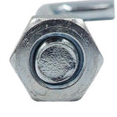 L型アンカーボルト(ナット付) ユニクロ 1/2×150　(5個入)