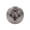 丸皿サッシュビス(+)D=6 ステンレス 4×25　(10個入)