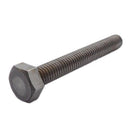 六角ボルト(全ねじ) 鉄生地 8X100　(5個入)
