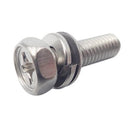 六角アプセットセムス(+)P=4 SUS 8X25　(5個入)