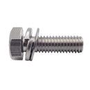 六角セムスP=4 ステンレス 6×25　小箱(200個入)