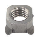 四角溶接ナットパイロット無 ステンレス M5　(10個入)